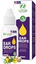 Natürliche Ohrentropfen für Ohren Infektion – Homöopathische Eardrops für Erwachsene, Kinder, Baby, & Haustiere – Relieves Ear Aches, Swimmer's Ear, & Loosens Wax – Kids Safe Ear Health Made in USA