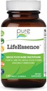 ESSENCE PURE LABS LifeEssence Multivitamine pour les femmes et les hommes - Supplément naturel à base de plantes - Vitamine D, Vitamine D3, Vitamine B12, Biotine avec des aliments entiers (120 comprimés)