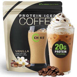 Café glacé à haute teneur en protéines, 20 G de protéines, 2 shots Espresso, 1 G de sucre, sans kéto et sans gluten, 14 portions (15,8 once)
