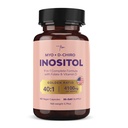 QSTA Myo-Inositol & D-Chiro Inositol Supplément pour femmes 4100mg (40:1 ratio) – 9-en-1 Soutien hormonal et métabolique avec folate, vitamine B6, B12, D3, zinc et chrome