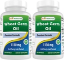 Best Naturals Weizen Germöl 1130 mg 120 Softgels (Pack von 2)
