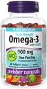 Webber Naturals Triple Strength Omega-3 mit CoQ10 enteric beschichtet 900 mg Omega-3 (EPA • DHA)/ 100 mg CoQ10, 80caps