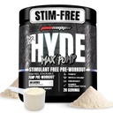 PROSUPPS M. Hyde Max Pump Pre Workout Powder - Stim-Free Preworkout supporte le débit sanguin, le volume musculaire et l'endurance - sans caféine oxydé ni suppléments de fitness (non aromatisés, 20 portions)