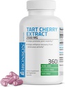 Bronson Tart Cherry Extract 2500 mg Capsules végétariennes avec des antioxydants et des flavonoïdes Non-OGM, 360 Nombre