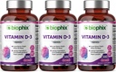 Biophix Vitamin D-3 10000 IU 380 Softgels 3 Pack - hochkarätig in extra Virgin Olivenöl Non-GMO Soy-Free unterstützt starke Knochen Immungesundheit