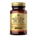 Selénium sans levure 100 mcg - 100 comprimés - Supports Antioxydant et système immunitaire Santé - Non-OGM, sans gluten, sans laiterie, sans casher - 100 portions