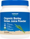 Nutricost Organic Barley Grass Juice Powder (1 LB) (Unflavored)