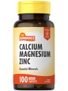 Sundance Calcium Magnésium Zinc.. 100 Caplets. Supplément minéral essentiel.