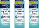 Soin Monistat Crème de Relief Immédiate de Démangeaisons Max Strength, Cools & Soothes