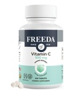 FREEDA Vegan Vitamin C 500mg – Kosher Immununterstützung & Antioxidans – hilft gesunden Haut und Haar, unterstützt Eisenabsorption – Keine Gluten, keine Lactose, keine künstliche Geschmack oder Farbe – 250 Tabletten