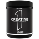Règle 1 Poudre de créatine – Monohydrate de créatine micronisée pure pour l'exercice de haute intensité et le soutien de masse corporelle maigre, aromatisé et non aromatisé (130 portions, non aromatisé)