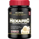 ALLMAX HEXAPRO, Französisch Vanille - 2 lb - 25 Gramm Protein Pro Serving - 8-Hour Sustained Release - Zero Sugar - 21 Servierungen