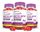 (3 Pack) Fast Active Keto ACV Gummies Extreme 2000MG Fastactive Keto Gummies Apfelessig Formuliert mit Granatapfel-Fettsaft-Pulver B12 Vegan Non GMO 180 Gummys