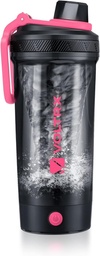 Bouteille de Shaker VOLTRX, Gallium USB C Mélangeur rechargeable de protéines électriques Shake, tasses de Shaker pour les shakes de protéines et de substitut de repas, sans BPA, fait avec Tritan, 24oz