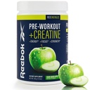 Reebok Pre-Workout Pulver | 200mg Natürliche Koffein, 3g Kreatin Monohydrate | Clean Energy Pre Workout für Stärke, Fokus & Pumpe | Informed-Sport zertifiziert | ReeEnergize | Sauer Grüner Apfel