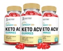 Laboratoires justifiés (3 Pack Speedy Keto ACV Gummies Advanced Formula 1000MG Speedy Keto Gummies vinaigre de cidre de pomme formulé avec du jus de betterave de grenade en poudre B12 Vegan Non OGM 180 Gummys