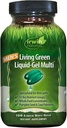 Irwin Naturals Men’s Living Green Liquid-Gel Multi - 120 Softgels - Men's Multivitamin with 70+ Essential Nutrients, Vitamins & Minerals