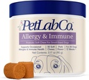 PetLab Co. Allergy & Immune Daily Probiotics for Dogs. Unterstützt Hefeproduktion, saisonale Allergien, Intermittierende Itchiness, Gut & Digestive Health - 30 Chews für kleine Hunde - Packaging May Vary