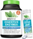 Zenwise Health Digestive Enzyme und Peppermint Chewable – Verdauungsenzyme, Probiotische Multienzyme mit Probiotika für Frauen und Männer in Kapseln und Bequem Chewable Peppermint