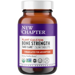 Neue Kapitel Kalzium-Ergänzung - Knochenfestigkeit Organisches Kalzium mit Magnesium, Vitamin D3+K2, 70+ Trace Mineralstoffe für Knochengesundheit, Glutenfrei, leicht zu schlucken Schlank Tabletten - 270 Zähler