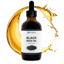 Zatural Black Seed Oil Nigella Sativa Kaltgepresste Cumin Öl Verdauung, Haut, Gehirn, Immun, Gelenke &amp; Mehr (4 Fl Oz)