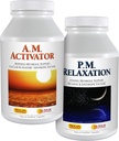 ANDREW LESSMAN A.M. Activator und P.M. Relaxation Kit - 30 Kapseln von jedem - A.M. Activator fördert Energie und Fat Metabolism Während P.M. Relaxation fördert eine erholsame Nachtschlaf