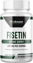 Probase Nutrition Fisetin supplément sénolytique 100mg haute puissance 60 jours d'approvisionnement pour la santé cellulaire