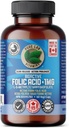 Pure Labs Vitamines Acide folique bioactif 1mg Libération lente, 55 GR