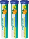 Deutsche Magnesiumoxid-Ergänzung | Effervescent Tabletten | Orange Flavor – 200 mg Magnesium pro Servieren | Sugar Free, Vegan – T&D Pharma – Made in Germany