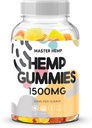 Hanfgummis Bio Hanf Öl Extrakt Gummy Advanced Extra Strength Supplement für Erwachsene - Nature's Leaf Fruite Flavor Low Sugar Made in USA