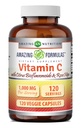 Erstaunliche Formeln Vitamin C (Ascorbinsäure) 1000 Mg mit Rose HIPS & Citrus Bioflavonoids | Veggie Kapseln Supplement | Non-GMO | Gluten Free | Made in USA (120 Count)