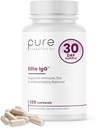 Pure Therapro Rx Elite IgG Immunoglobuline Supplément, 120 capsules - Gut Health & Immune Support, 1100 mg IgG, IGA & IgM, Sunflower Lecithin.