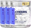 Cheers Restore | Ergänzung mit DHM + L-Cystein | Fühlen Sie sich besser nach dem Trinken und unterstützen Sie Ihre Leber | 36 Doses | Dihydromyricetin, Cystein, Milchdistel, Krickly Pear, B-Vitamins, Ginger