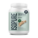 Isopure Plant-Based Protein Powder – 20g Organic Pea and Rice Protein with a Complete Amino Acid Profile – Supports Muscle Recovery & Lean Nutrition, Unflavored, 20 Servings