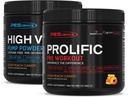 Poêle de pré-entraînement PEScience – Prolifique et grand volume, Candy de pêche aigre, Booster à oxyde nitrique – 40 et 36 scoops, Nitrate d'arginine, L Citrulline, poudre de pré-entraînement pour hommes et femmes