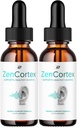 Drops d'oreille ZenCortex - ZenCortex 24, Drops liquides Zen Cortex, avis ZenCortex, Drops ZenCortex pour soulager l'oreille (2 pack - 2 mois d'approvisionnement)