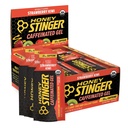 Honig Stinger Erdbeer Kiwi Energy Gel, Koffeiniert & Glutenfrei mit Bio-Honig, für Übung, Laufen und Performance, Sporternährung für Home & Gym, Pre und Mid Workout, 24 Pack
