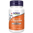 MAINTENANT Aliments suppléments, L-Theanine 200 mg avec Inositol, gestion du stress*, 60 gélules