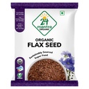 24 Mantra Organic Flax Seeds USDA Certified Organic EU Certified Organic Pesticides Free Adulteration Free Sodium Free - Paket von 1 | 7 Unze