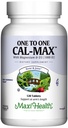 500 mg Supplément de calcium avec vitamine D3 (1000 UI) et magnésium (500 mg) - Soutien des os, des dents et des articulations pour les hommes et les femmes - 120 comprimés - Un à un Cal-Max par Maxi Health