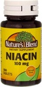 Mélange naturel Niacine 100 mg 100 mg 100 Tabs