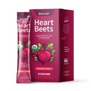 Suppléments Snap Heart Beets Stick Packs, Mélange de poudre de betterave biologique, Soutien cardiovasculaire pour les hommes et les femmes, betteraves, grenade et épinards rouges, booster à oxyde nitrique, Berry mixte, 10 portions