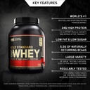 Optimum Nutrition 100% Whey Or Standard, Chocolat Double Rich, 5 livres