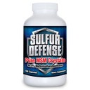 Sulfur Defense Opti-MSM 99,9 % Pure MSM Powder Capsules, Fabriqué aux États-Unis, Méthylsulfonylméthane organique, non-OGM, Sans gluten, Système immunitaire Booster, Douleurs articulaires apaisantes, Peau plus jeune, Cheveux, Nails, 180 capsules