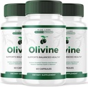 rize labs (3 Pack) Olivine Weight Loss Supplement, Olivine Superfood Capsules for Total Body Wellness and a Healthy Lifestyle, Olivine Pills for Leaner Physique, Olive Vine Reviews (180 Capsules)