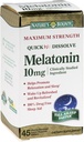 Mélatonine de Bounty de la nature 10 mg Comprimés à dissolution rapide 45 ea (paquet de 3)