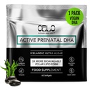 Orlo PRENATAL DHA - Supplément Prénatal DHA Omega 3 - Triple Strength Omega3s - Vegan DHA & EPA - Algae Omega-3 Oil - soutient le développement du cerveau pendant la grossesse et l'allaitement (60 Mini Softgels)