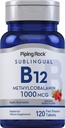 Piping Rock Vitamine B12 1000 mcg Sublingual.