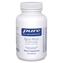 Pure Encapsulations Meilleure formule Rest - Supporte le sommeil reposant - pour la relaxation - Supplément de sommeil reposant - Non-OGM et végétalien - 120 Capsules