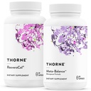 THORNE - Ensemble de soutien au vieillissement et à la ménopause en santé - ResveraCel & Meta-Balance - 30 à 60 portions